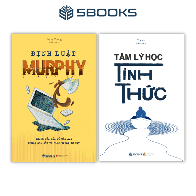 Combo 2 Cuốn: Định Luật Murphy + Tâm Lý Học Tỉnh Thức (Sbook)