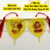 (Tặng Bao Lì Xì Lộc) Lá bồ đề nhũ vàng 2 mặt 12 con giáp và phật bản mệnh, để ốp lưng điện thoại, treo xe ô tô đã khai quang