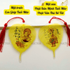 (Tặng Bao Lì Xì Lộc) Lá bồ đề nhũ vàng 2 mặt 12 con giáp và phật bản mệnh, để ốp lưng điện thoại, treo xe ô tô đã khai quang