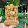 [Tặng vòng tay ngũ sắc] Tượng Phật bản mệnh theo tuổi bằng gỗ thơm (tặng miếng dán 2 mặt)