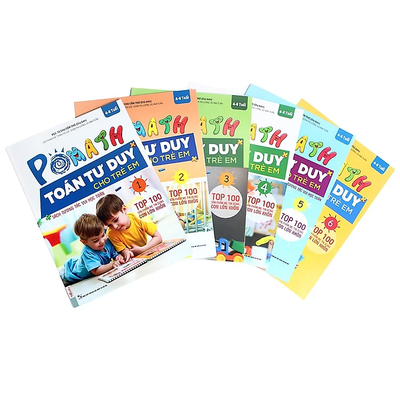[Trọn bộ 6 tập] PoMath - Toán Tư Duy Cho Trẻ Em 4-6 Tuổi