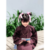 Áo tràng phật tử cho bé (kèm quần) chất kate silk bền màu cho cả bé trai và bé gái Thiên Di D32