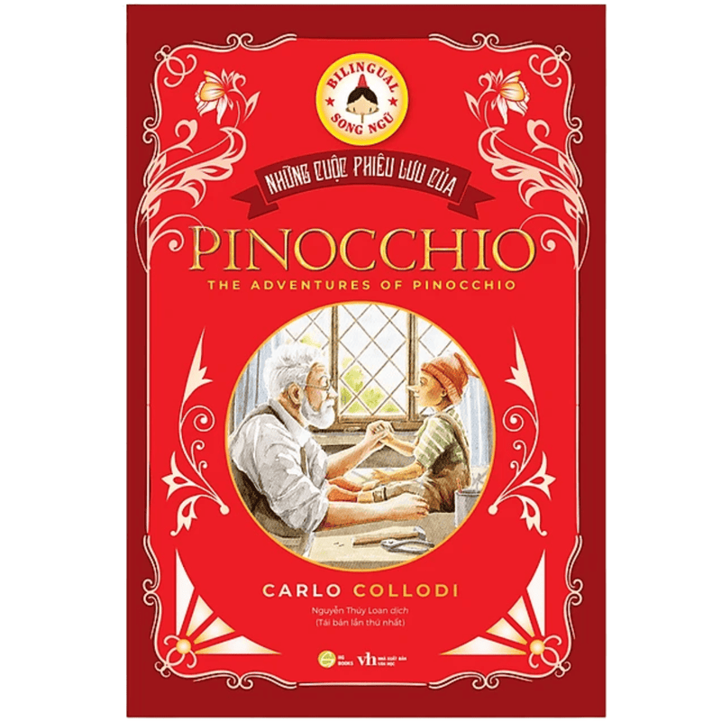 Pinocchio - Sách Văn Học Kinh Điển Phiên Bản Song Ngữ Việt-Anh (Tặng File Nghe Audio)