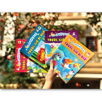 [ Bộ 4 cuốn ] Sách Chuyện kể cho bé trước giờ đi ngủ _ Đinh tị