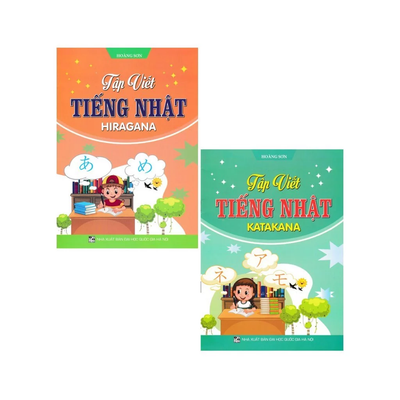 Combo Tập Viết Tiếng Nhật Katakana + Hiragana (Bộ 2 Cuốn)