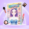 Sách Combo trang điểm công chúa Hàn Quốc (Tô màu và bóc dán hơn 500+ stickers)