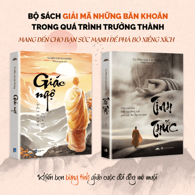 Combo 2 cuốn Giác Ngộ Và Tỉnh Thức (Giác Ngộ - Số Phận Của Bạn Sẽ Bắt Đầu Xoay Chuyển Từ Cuốn Sách Này + Tỉnh Thức - Cuốn Sách Khiến Bạn Bừng Tỉnh Giữa Cuộc Đời Đầy Mê Muội)