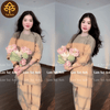 Pháp phục đồ lam đi chùa truyền thống nam/nữ nút cây vải kate loại 1 mát thấm hút mồ hôi