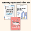 Combo tự học GIAO TIẾP TIẾNG HÀN như người bản xứ (Cẩm nang 1300 câu giao tiếp tiếng Hàn theo chủ đề + Ghi nhớ siêu tốc từ vựng tiếng Hàn + Ngữ pháp tiếng Hàn bỏ túi)