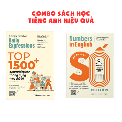 COMBO TIẾNG ANH HIỆU QUẢ [ Top 1500+ Cụm Từ Tiếng Anh Thông Dụng Theo Chủ Đề + Numbers In English - Cách Nói Số Chuẩn ]