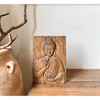 Tranh Gỗ Diệu Tâm – Đức Phật Hiền Hòa, Tranh Decor Tâm Linh Treo Bàn/Phòng Thiền, Quà Tặng An Lành