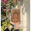 Tranh gỗ Phù Điêu Phật Thích Ca – Tranh Gỗ Treo Bàn/Phòng Thiền, Decor Tâm Linh An Nhiên
