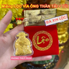 [ĐÃ XIN LỘC] Lá Phù Vàng Thu Hút Tài Lộc , Để Ví, Có Keo Dán Điện Thoại, Trang Trí