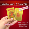 [ĐÃ XIN LỘC] Lá Phù Vàng Thu Hút Tài Lộc , Để Ví, Có Keo Dán Điện Thoại, Trang Trí
