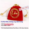 [ĐÃ XIN LỘC] Lá Phù Vàng Thu Hút Tài Lộc , Để Ví, Có Keo Dán Điện Thoại, Trang Trí