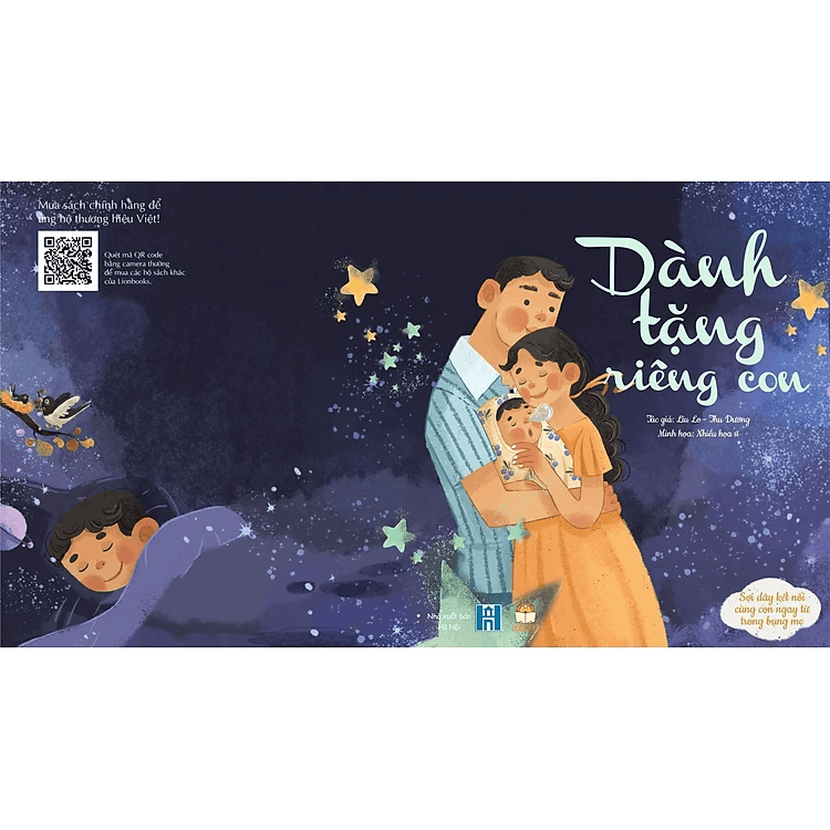Cuốn Dành Tặng Riêng Con bìa cứng - Sách thơ Thai Giáo cho mẹ bầu Hạnh phúc