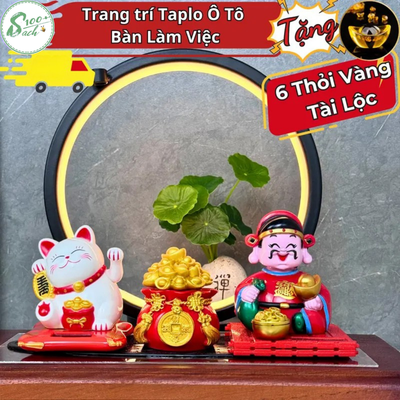 [Siêu Sale] Set Tam Tài Vượng Phát - Khởi Đầu Tài Lộc, Vạn Sự Hanh Thông trang trí decor Xe ô tô, phòng khách, phòng ngủ, bàn làm việc