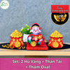 [Siêu Sale] Set Tam Tài Vượng Phát - Khởi Đầu Tài Lộc, Vạn Sự Hanh Thông trang trí decor Xe ô tô, phòng khách, phòng ngủ, bàn làm việc
