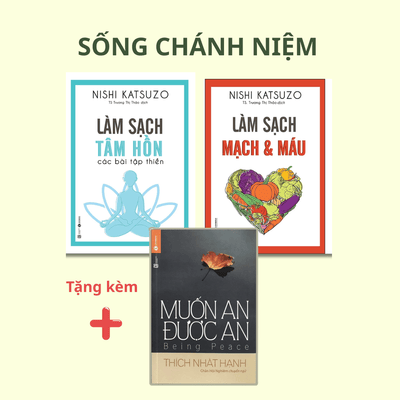 [ MUA 2 TẶNG 1] Combo 2 Sách Làm sạch tâm hồn - các bài tập thiền+ Làm Sạch Mạch Và Máu( tặng Muốn An Được An))