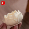 [TẶNG TRÀNG HẠT + MIẾNG DÁN CHỐNG TRƯỢT] Tượng phật Sakyamuni Tọa Thiền Đài Sen Mini Cầu Bình An Trang Trí Phong Thủy