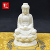[TẶNG TRÀNG HẠT + MIẾNG DÁN CHỐNG TRƯỢT] Tượng phật Sakyamuni Tọa Thiền Đài Sen Mini Cầu Bình An Trang Trí Phong Thủy