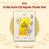 Sách 15 Bài Kinh Cội Nguồn Phước Đức - BÌA CỨNG ÉP NHŨ [Tặng Vòng Chỉ Ngũ Sắc + Lá Bồ Đề + Tờ Kinh Đại Phúc Đức]