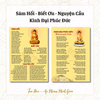 Sách 15 Bài Kinh Cội Nguồn Phước Đức - BÌA CỨNG ÉP NHŨ [Tặng Vòng Chỉ Ngũ Sắc + Lá Bồ Đề + Tờ Kinh Đại Phúc Đức]