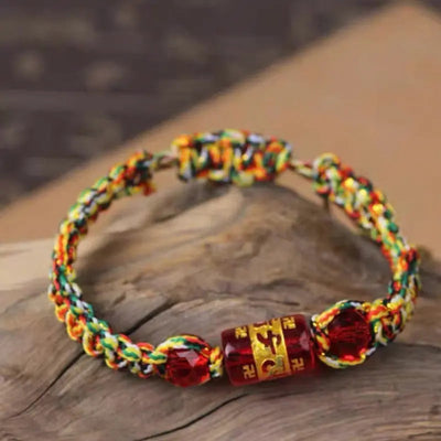 Vòng Chỉ Ngũ Sắc Mix Án Mani Đã Thỉnh