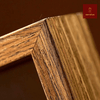 TRANH PHẬT VẼ THỦ CÔNG TRÊN LÁ BỒ ĐỀ THẬT - Khung tranh Phật - Decor phòng thờ, phòng làm việc