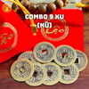 [TẶNG TÚI NHUNG LỘC] Đồng Xu Âm Dương Ngũ Đế Cổ Đã Khai Quang Xin Lộc Bình An May Mắn Decor Phong Thuỷ Cho Nam Nữ