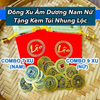 [TẶNG TÚI NHUNG LỘC] Đồng Xu Âm Dương Ngũ Đế Cổ Đã Khai Quang Xin Lộc Bình An May Mắn Decor Phong Thuỷ Cho Nam Nữ