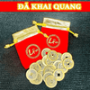 [TẶNG TÚI NHUNG LỘC] Đồng Xu Âm Dương Ngũ Đế Cổ Đã Khai Quang Xin Lộc Bình An May Mắn Decor Phong Thuỷ Cho Nam Nữ