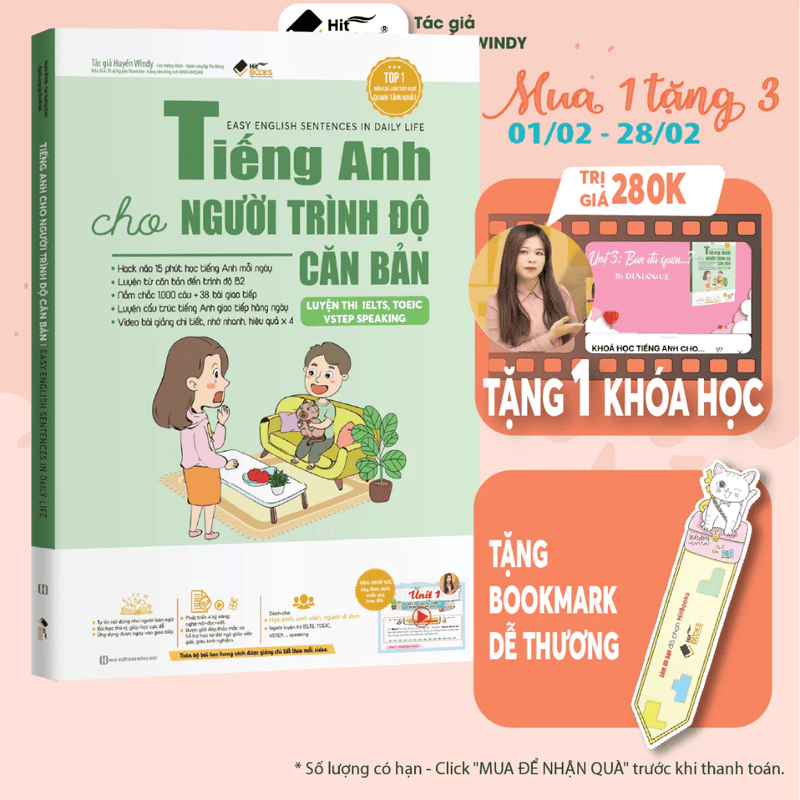 [Tặng Khoá Học Hitbooks] Tiếng Anh Cho Người Trình Độ Căn Bản