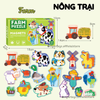 Đồ chơi trí tuệ xếp hình cho bé thông minh từ 1 - 5 tuổi