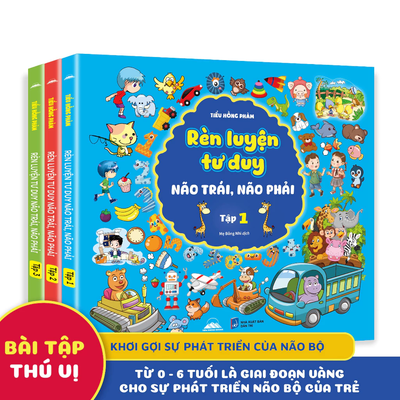 Rèn Luyện Tư Duy Não Trái, Não Phải (Trọn Bộ 3 Tập) - Tiên Phong Books