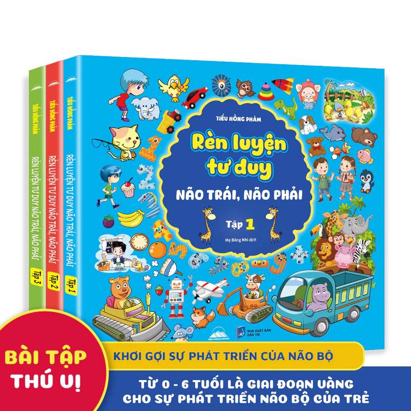 Rèn Luyện Tư Duy Não Trái, Não Phải (Trọn Bộ 3 Tập) - Tiên Phong Books