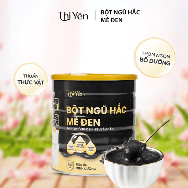 Bột Ngũ Hắc Mè Đen THI YÊN 600G - Dinh Dưỡng Đen Cho Tóc & Giấc Ngủ