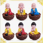 [Sale] (Bản có nhạc) Tượng Phật Chú Tiểu / Phật Như Lai Gõ Mõ Tụng Kinh Có 6 Bài Nhạc (Ship 4-7 ngày)
