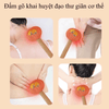 MUA 1 TẶNG 1 Búa ngải cứu thảo dược kích thước lớn 31cm, hỗ trợ massage lưng cổ vai gáy, giúp thư giãn và ngủ ngon An Chi Organic