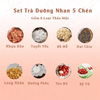 Chén Chè Dưỡng Nhan Set Nguyên Liệu Thơm Ngon, Bổ Dưỡng 25 Chén NHALAM FOOD ( Kèm Công Thức)