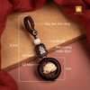 [Đã Được Thỉnh - Tặng Túi Gấm Cao cấp] Móc Khóa, Dây Treo Phong Thủy Sen Gỗ Hoàng Dương – Hoa Sen Bồ Đề, Dây Đan Thủ Công, Hạt Bồ Đề Cao Cấp