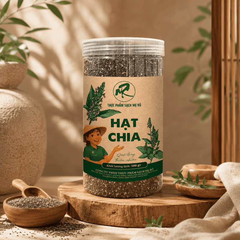 Hạt Chia Mẹ rô. Có hồ sơ công bố, Xuất hóa đơn công ty đầy đủ