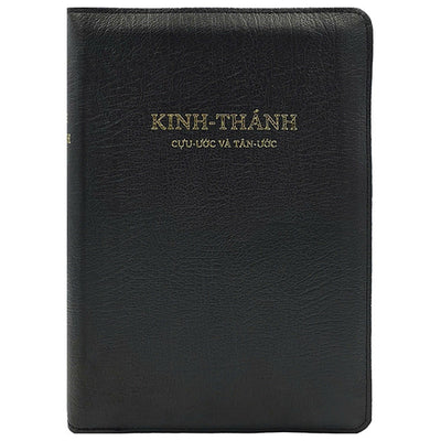 [Siêu Sale] Kinh Thánh - Cựu Ước Và Tân Ước - Bìa Da - Màu Đen Có Khóa Kéo