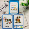 [Thẻ tập nói cho trẻ] 52 thẻ flash chủ đề con vật thức ăn giúp trẻ phát triển ngôn ngữ tư duy cho trẻ