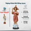 Tượng Chúa Hài Đồng 15cm Composite Vẽ Tay Cao Cấp | Tượng Công Giáo Để Ô Tô, Để Bàn Thờ Ý Nghĩa