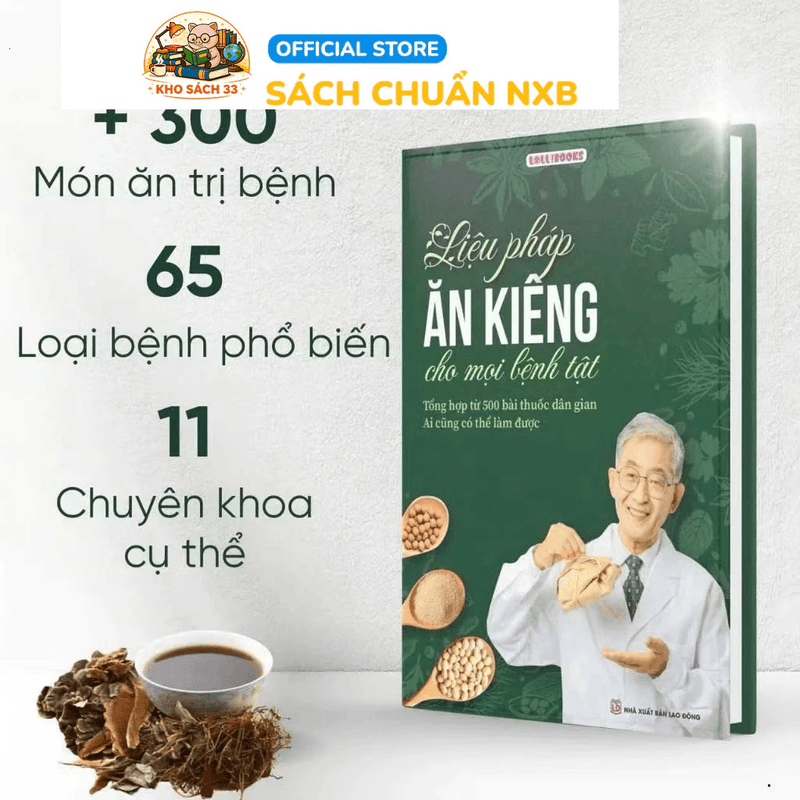 Combo Sách ĂN ĐÚNG - SỐNG KHỎE - Liệu Pháp Dinh Dưỡng Cho Mọi Loại Bệnh + Liệu Pháp Ăn Kiêng Cho Mọi Loại Bệnh