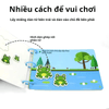 Sách xé dán 3D động vật, đồ chơi giáo dục sớm Khai Sáng cho trẻ nhiều chủ đề