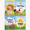 [Sale tết thiếu nhi] Sách - Thơ, Truyện, Đồng Dao, Câu Đố, Tập Nói Tập Đọc Cho Bé 0-6 Tuổi - Combo 4 Quyển