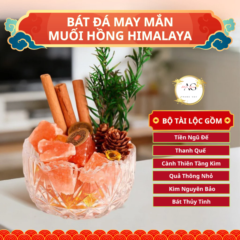 Đá Muối Hồng Himalaya Tự Nhiên Dùng Khuếch Tán Tinh Dầu & Thanh Tẩy Nhà Cửa