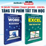 Sách Word - Excel Bộ 2 Cuốn Tin Học Văn Phòng Thành Thạo Sau 15 Ngày - Có Tặng Kèm Video Hướng Dẫn
